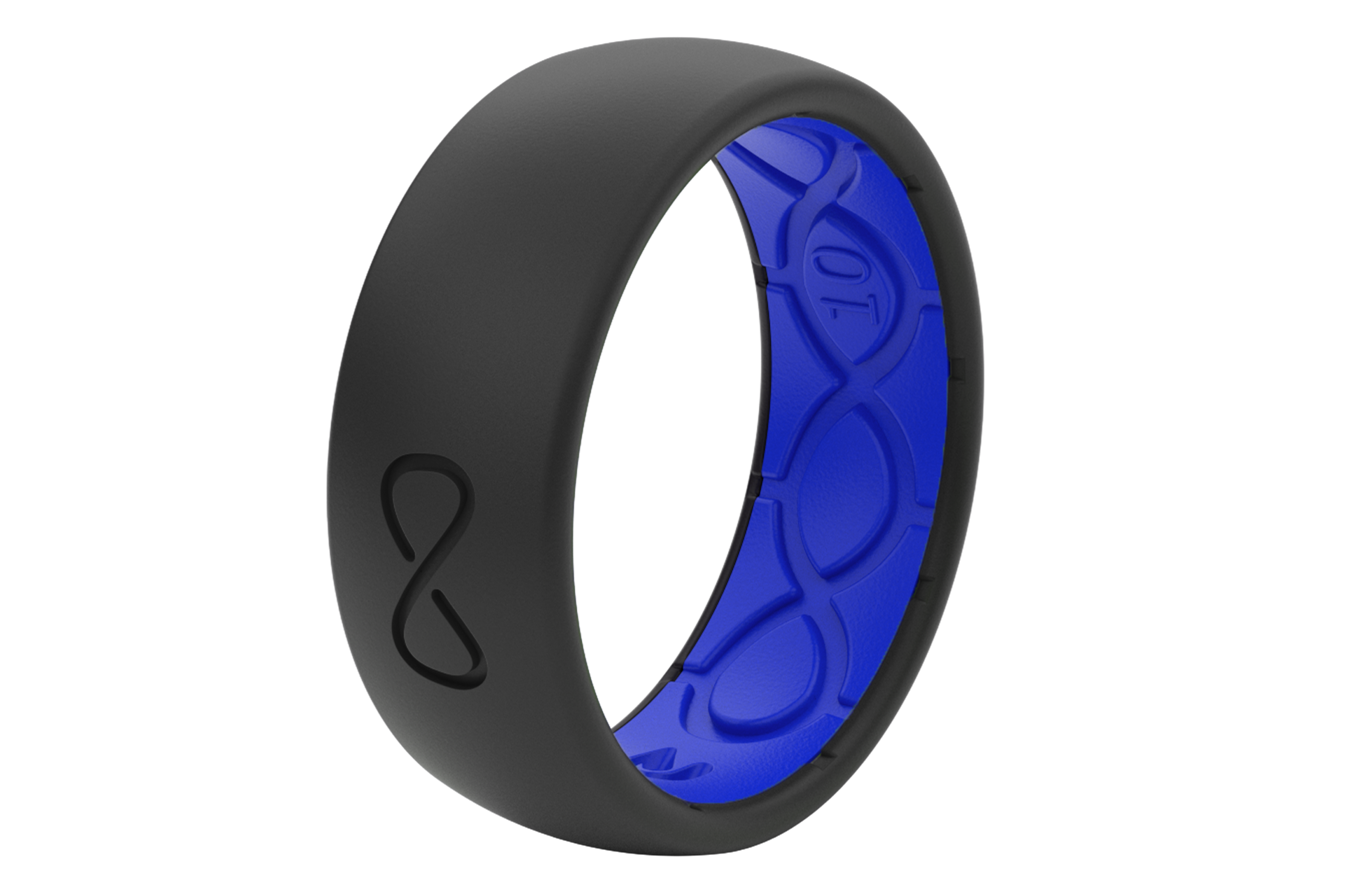 Original Solid Midnight Black/Deep Blue viewed on its side viewed on its side