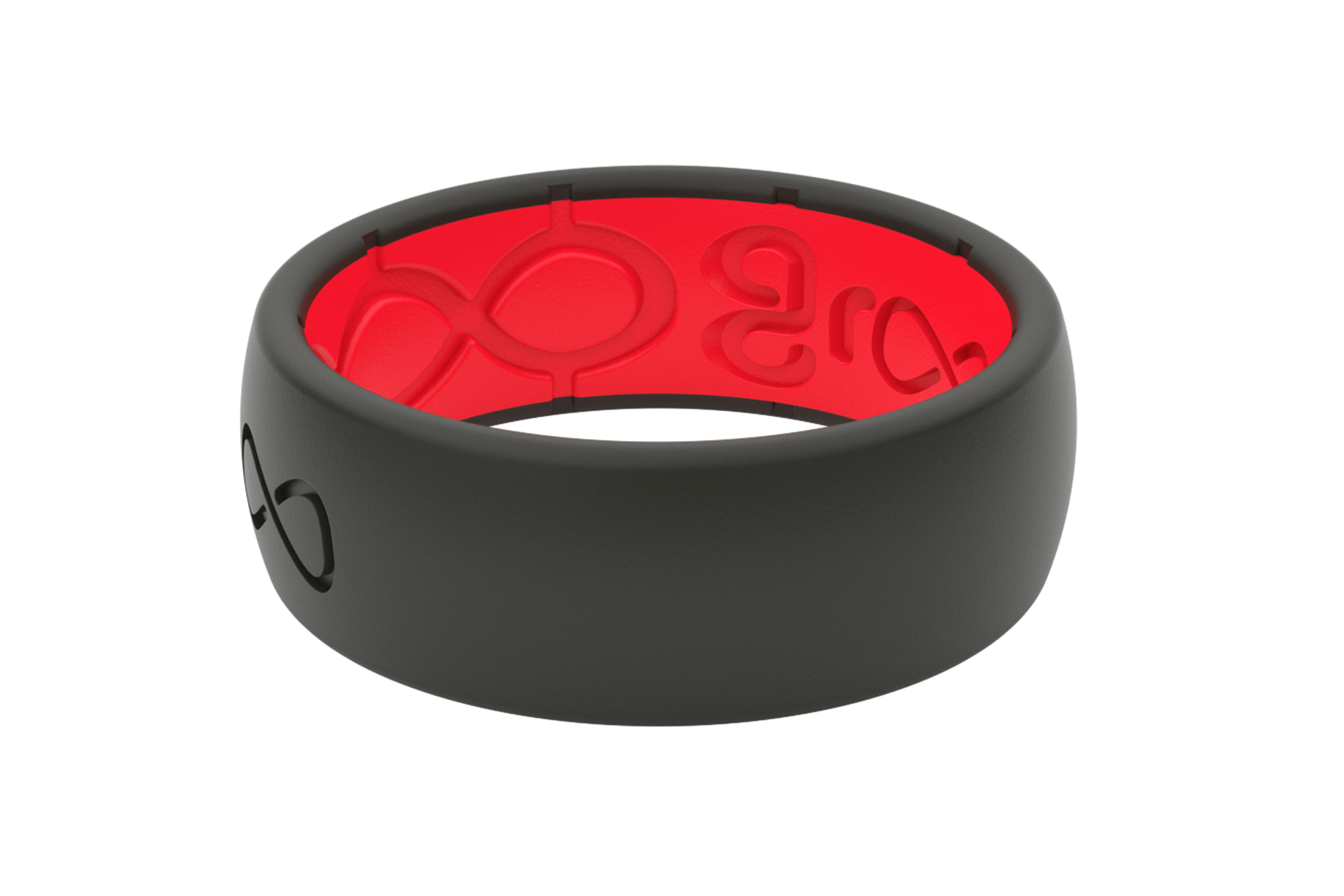Original Solid Midnight Black/Raspberry Red - viewed from side