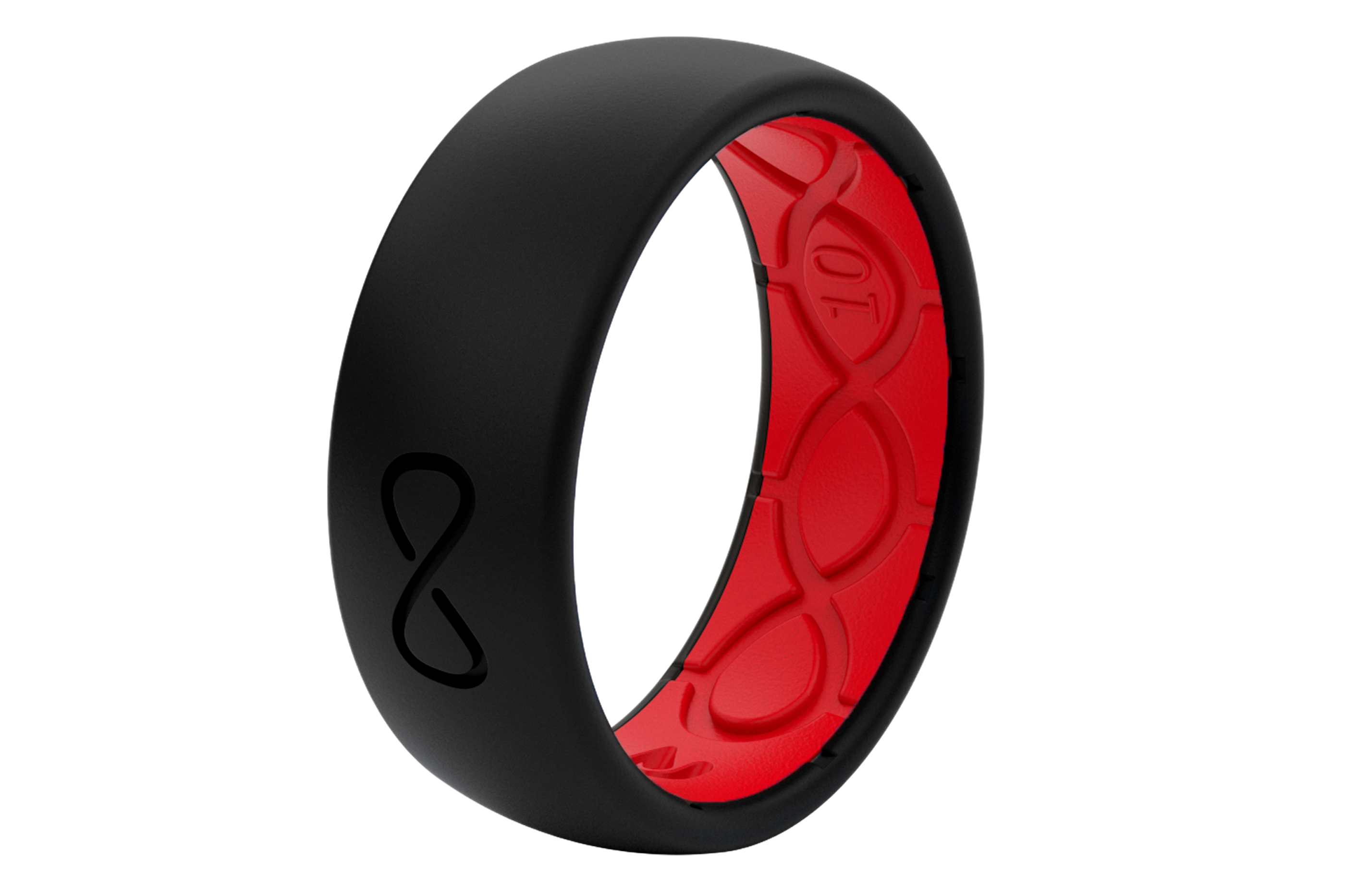 Original Solid Midnight Black/Raspberry Red viewed on its side viewed on its side