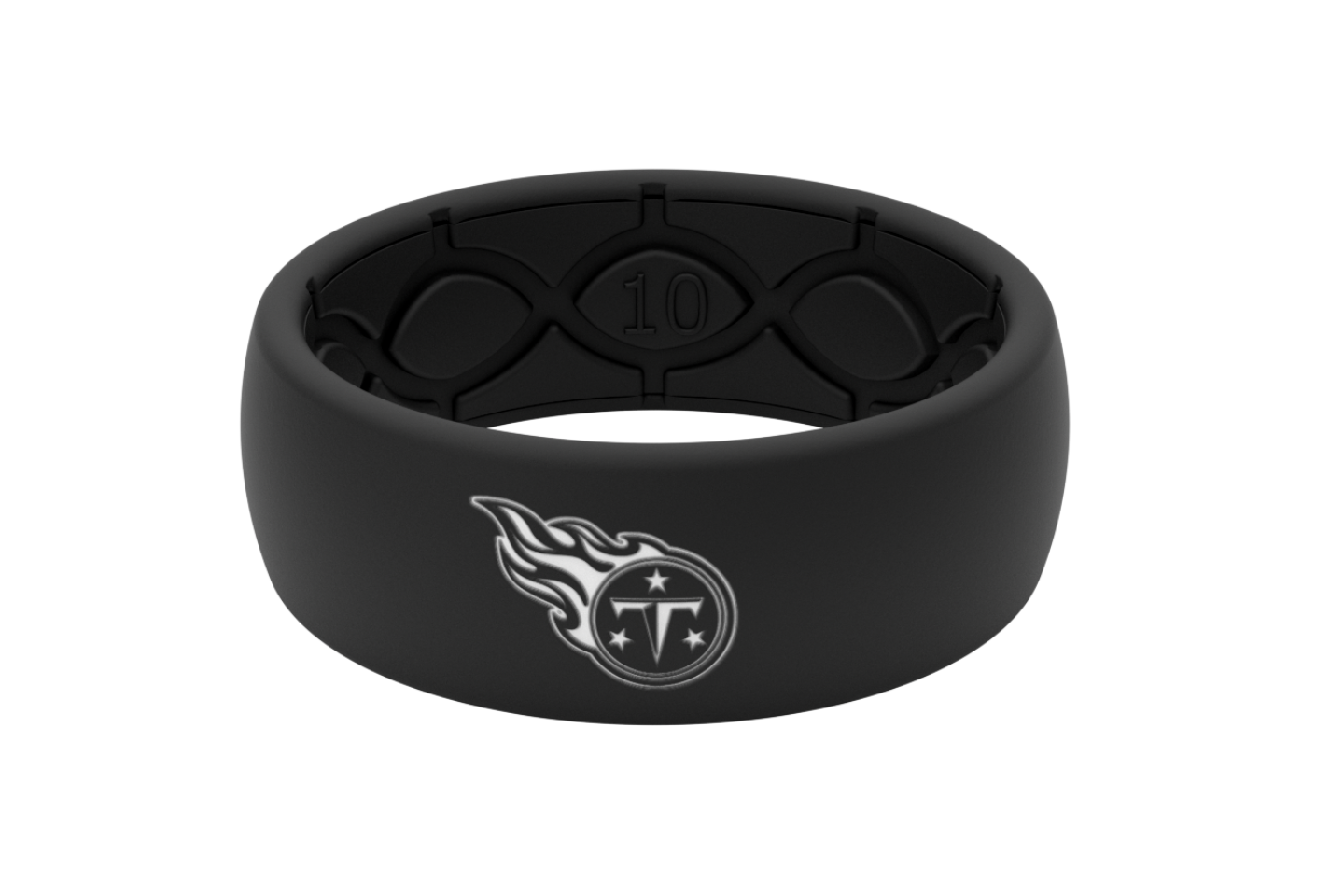 Original NFL Tennessee Titans Black - Groove Life Silicone Wedding Rings