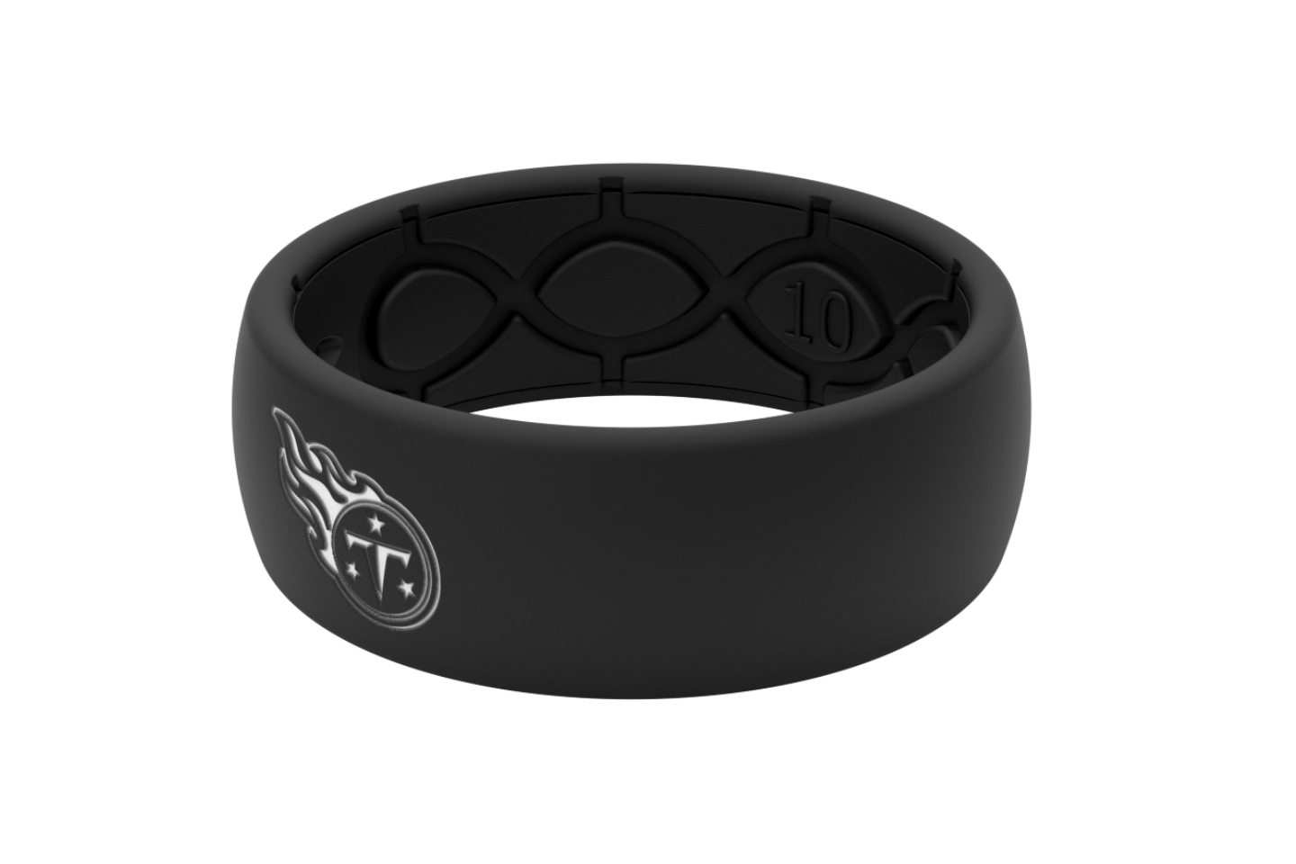 Original NFL Tennessee Titans Black - Groove Life Silicone Wedding Rings