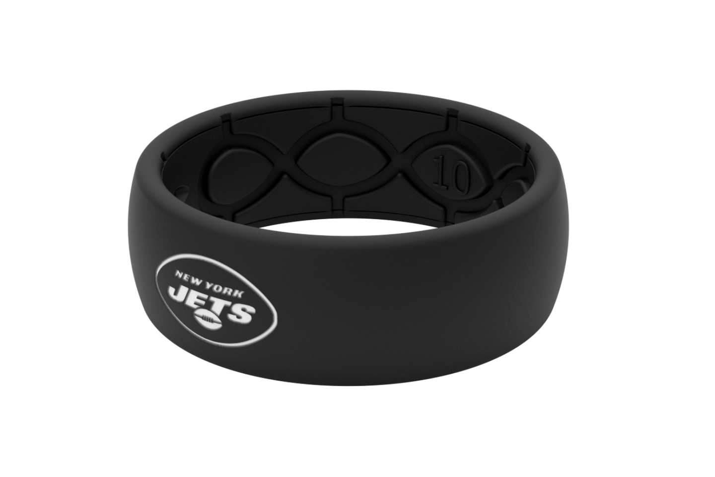 Original NFL New York Jets Black - Groove Life Silicone Wedding Rings