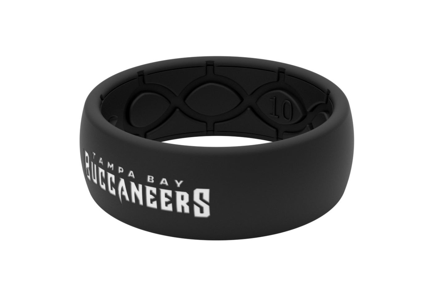 Original NFL Tampa Bay Buccaneers Black - Groove Life Silicone Wedding Rings