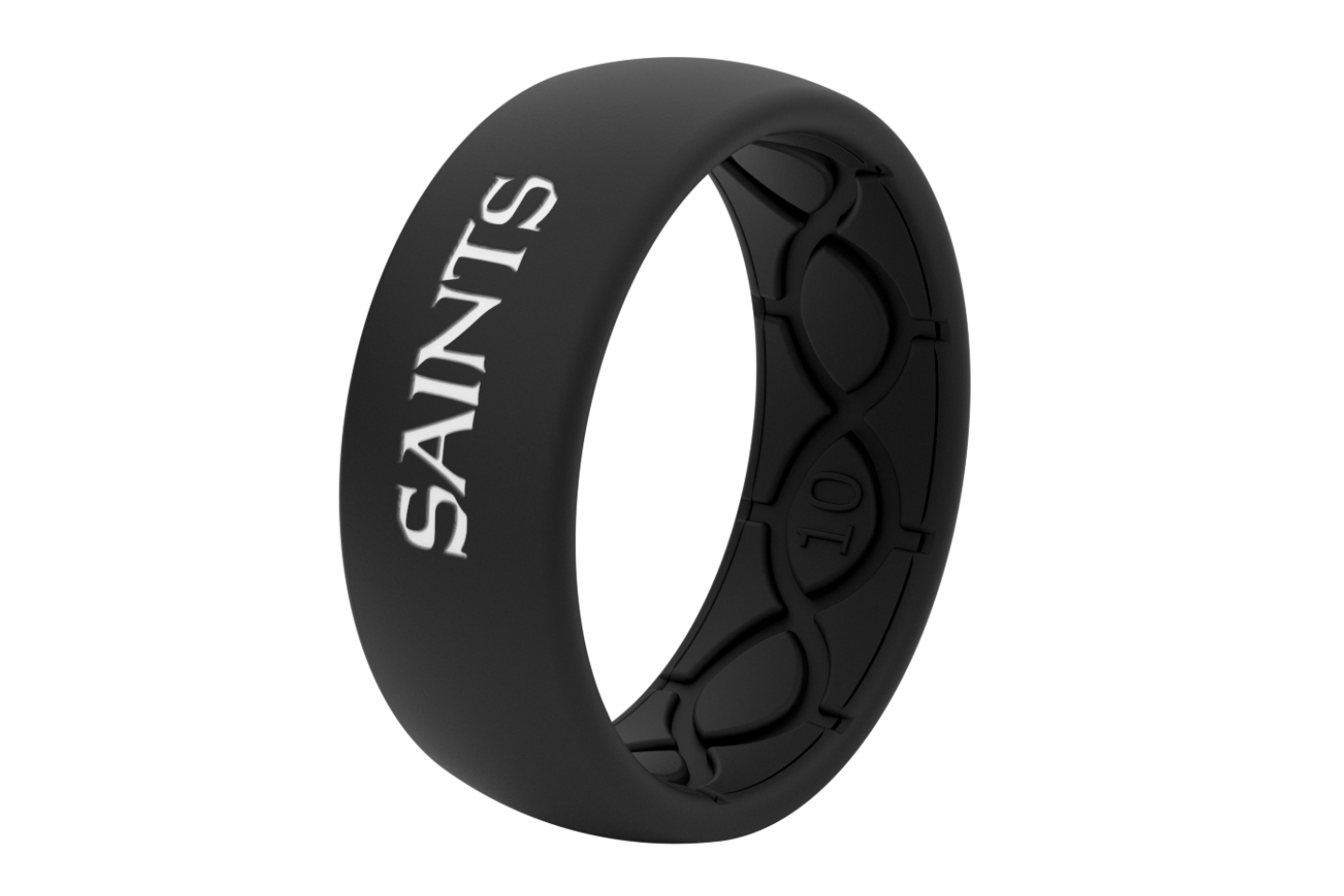 Original NFL New Orleans Saints Black - Groove Life Silicone Wedding Rings