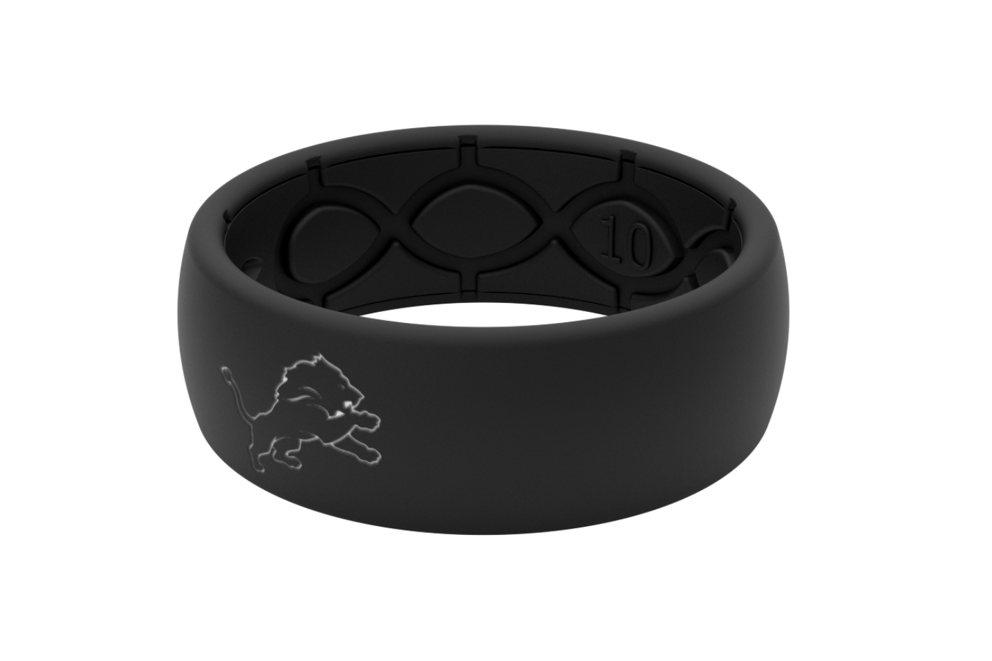 Original NFL Detroit Lions Black - Groove Life Silicone Wedding Rings
