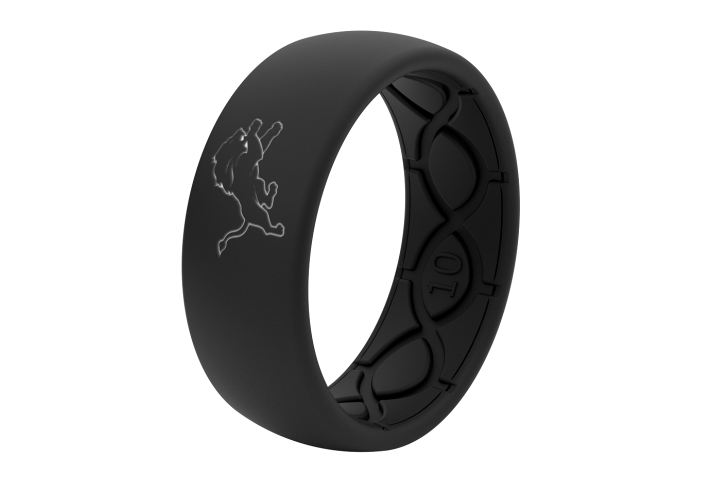 Original NFL Detroit Lions Black - Groove Life Silicone Wedding Rings