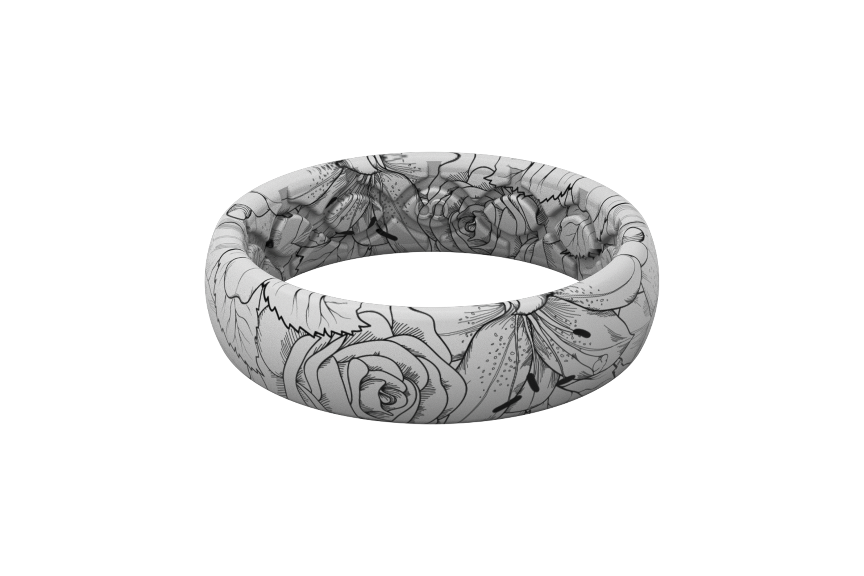 Winter Rose Ring Groove Aspire Groove Life
