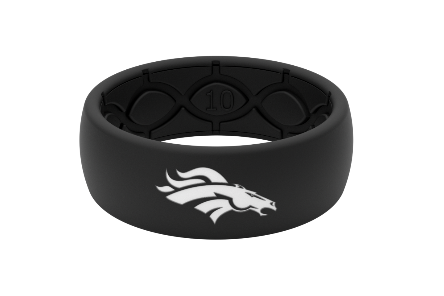 Original NFL Denver Broncos Black - Groove Life Silicone Wedding Rings