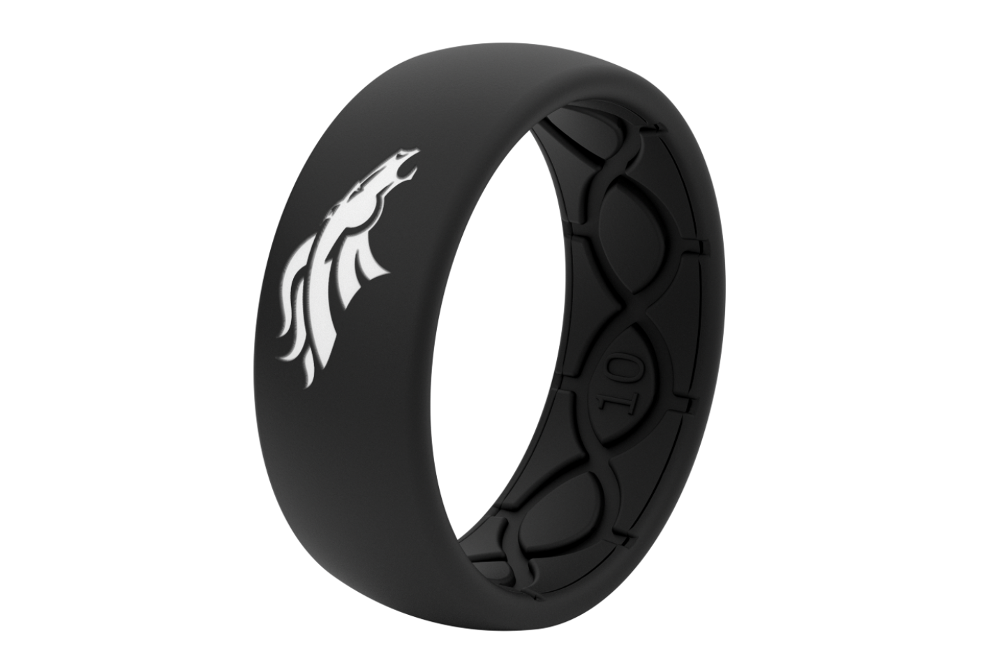 Original NFL Denver Broncos Black - Groove Life Silicone Wedding Rings