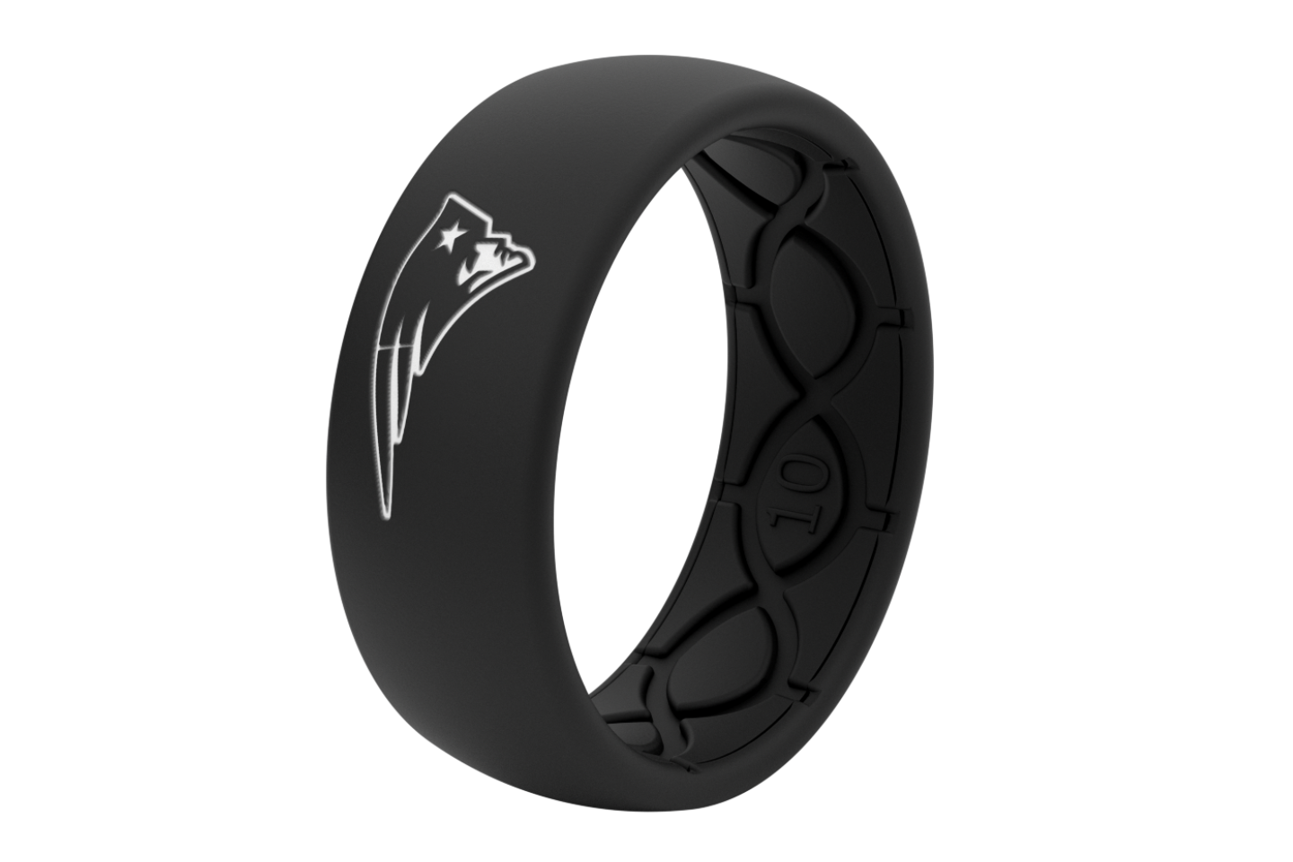 Original NFL New England Patriots Black - Groove Life Silicone Wedding Rings