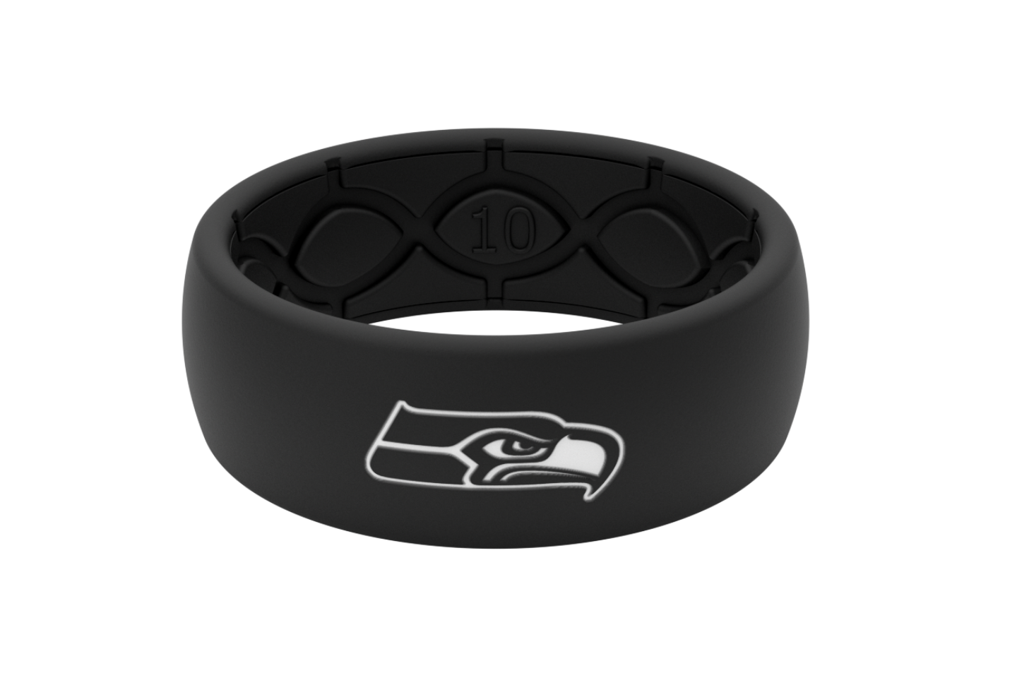 Original NFL Seattle Seahawks Black - Groove Life Silicone Wedding Rings