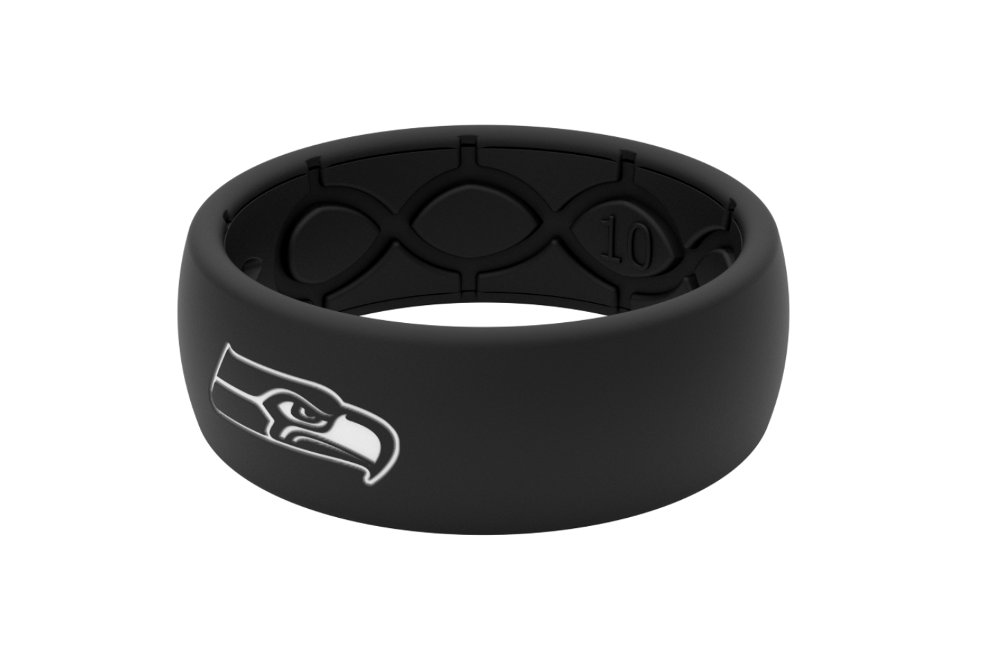 Original NFL Seattle Seahawks Black - Groove Life Silicone Wedding Rings