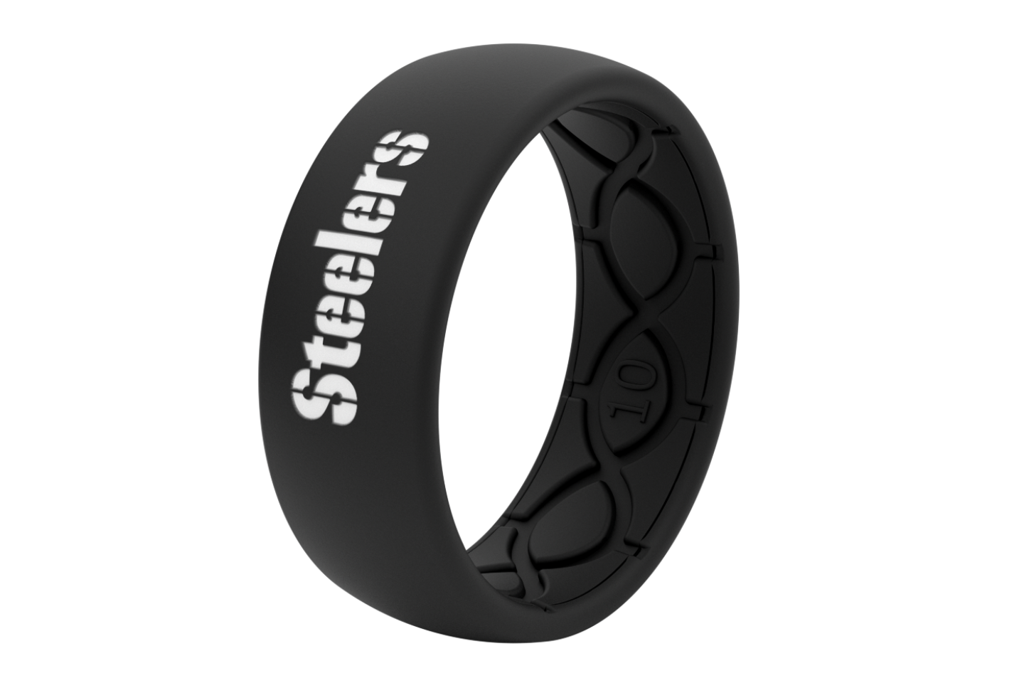 Original NFL Pittsburgh Steelers Black - Groove Life Silicone Wedding Rings