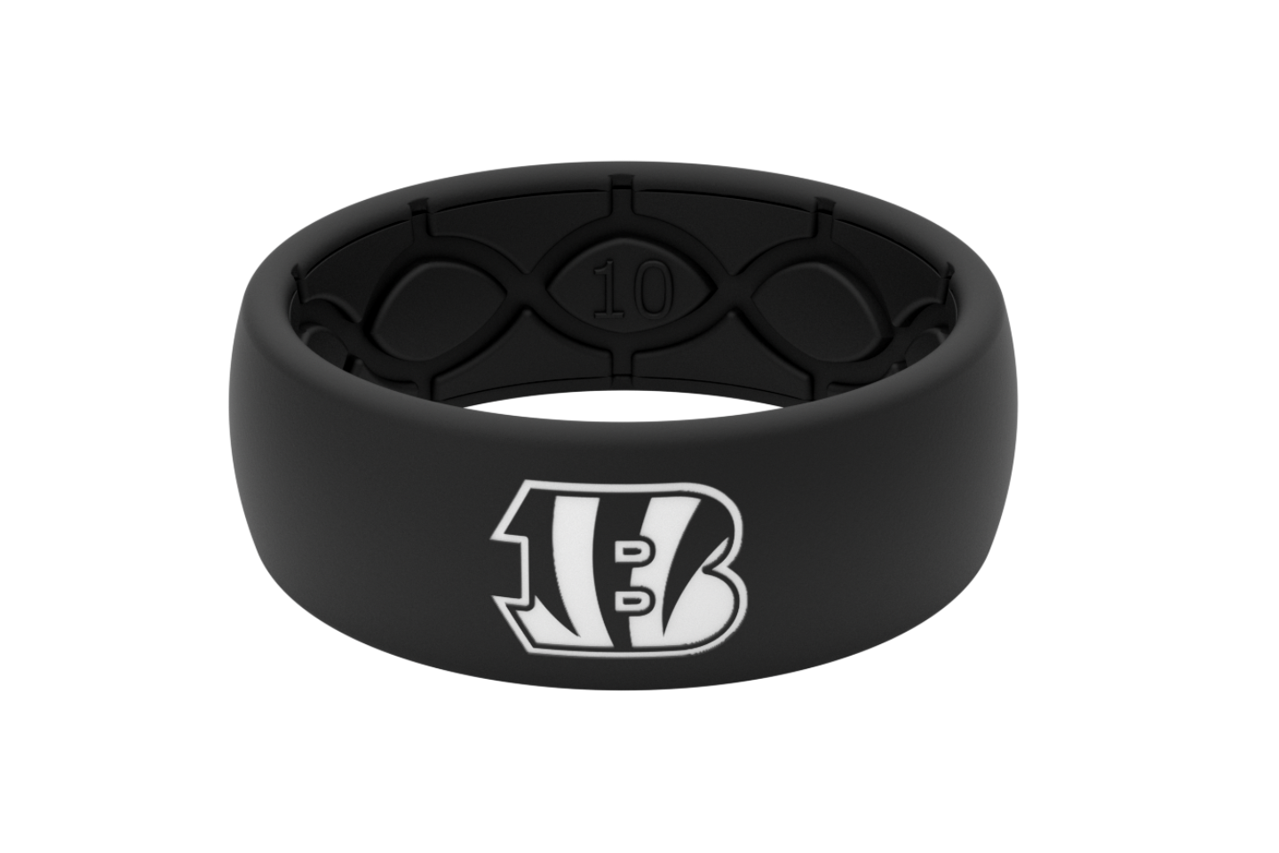 Original NFL Cincinnati Bengals Black - Groove Life Silicone Wedding Rings