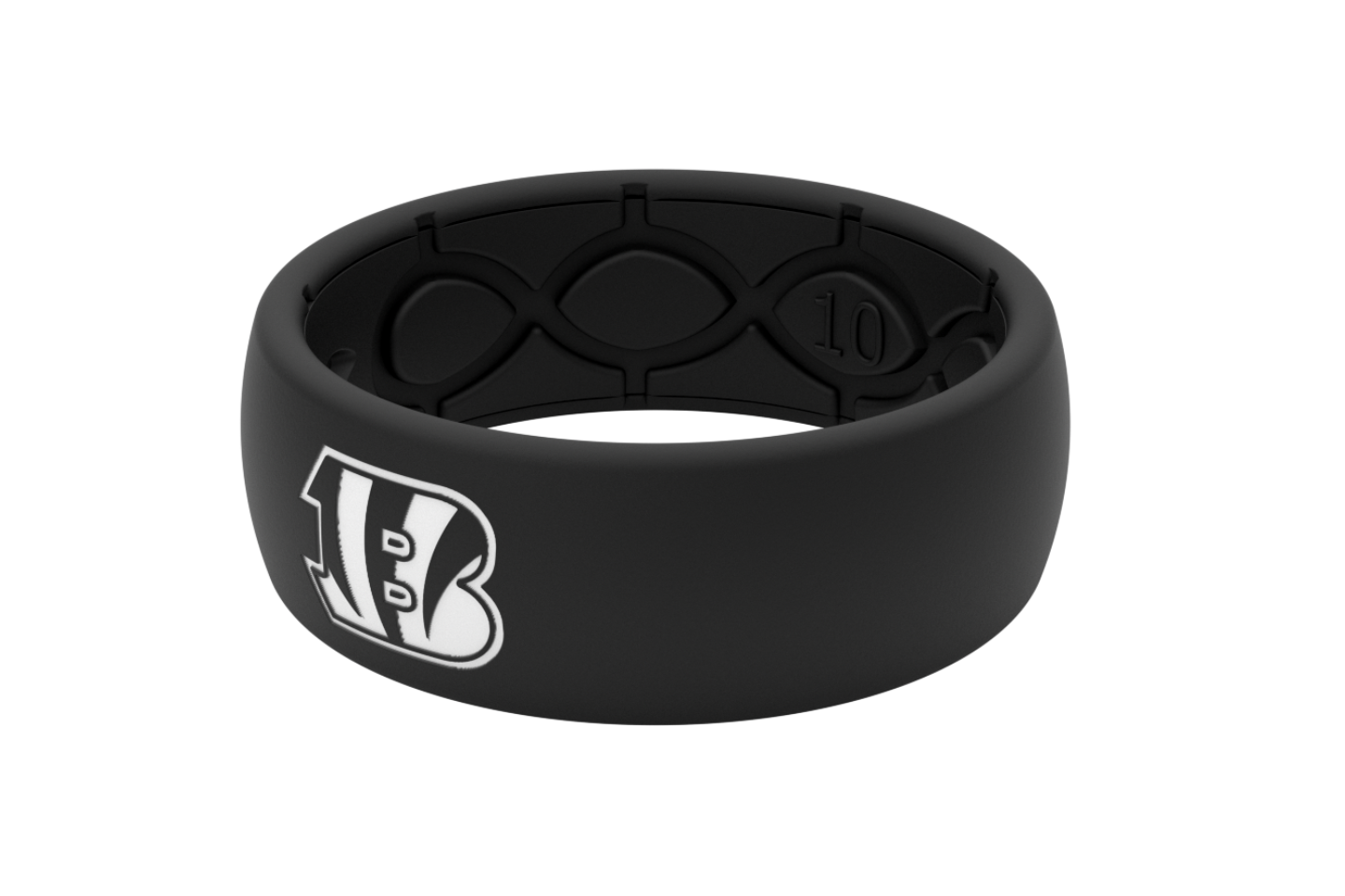 Original NFL Cincinnati Bengals Black - Groove Life Silicone Wedding Rings