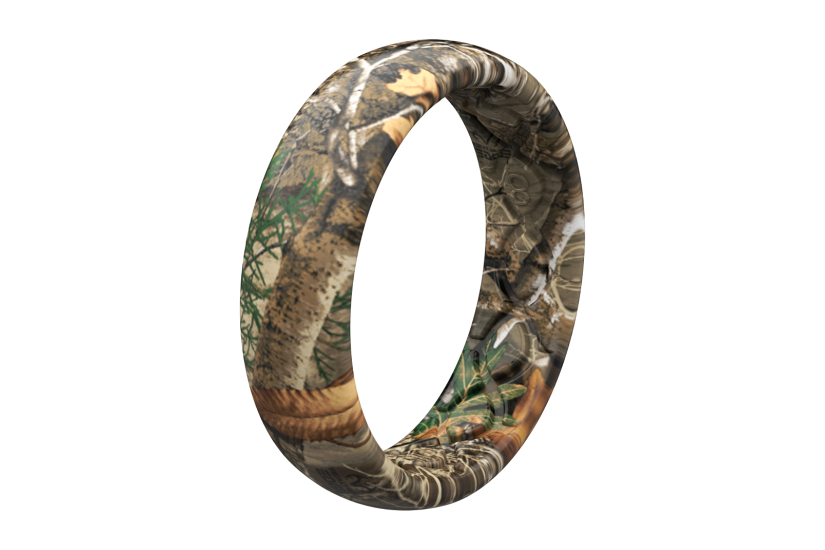 Thin Camo Realtree Edge  viewed on its side 