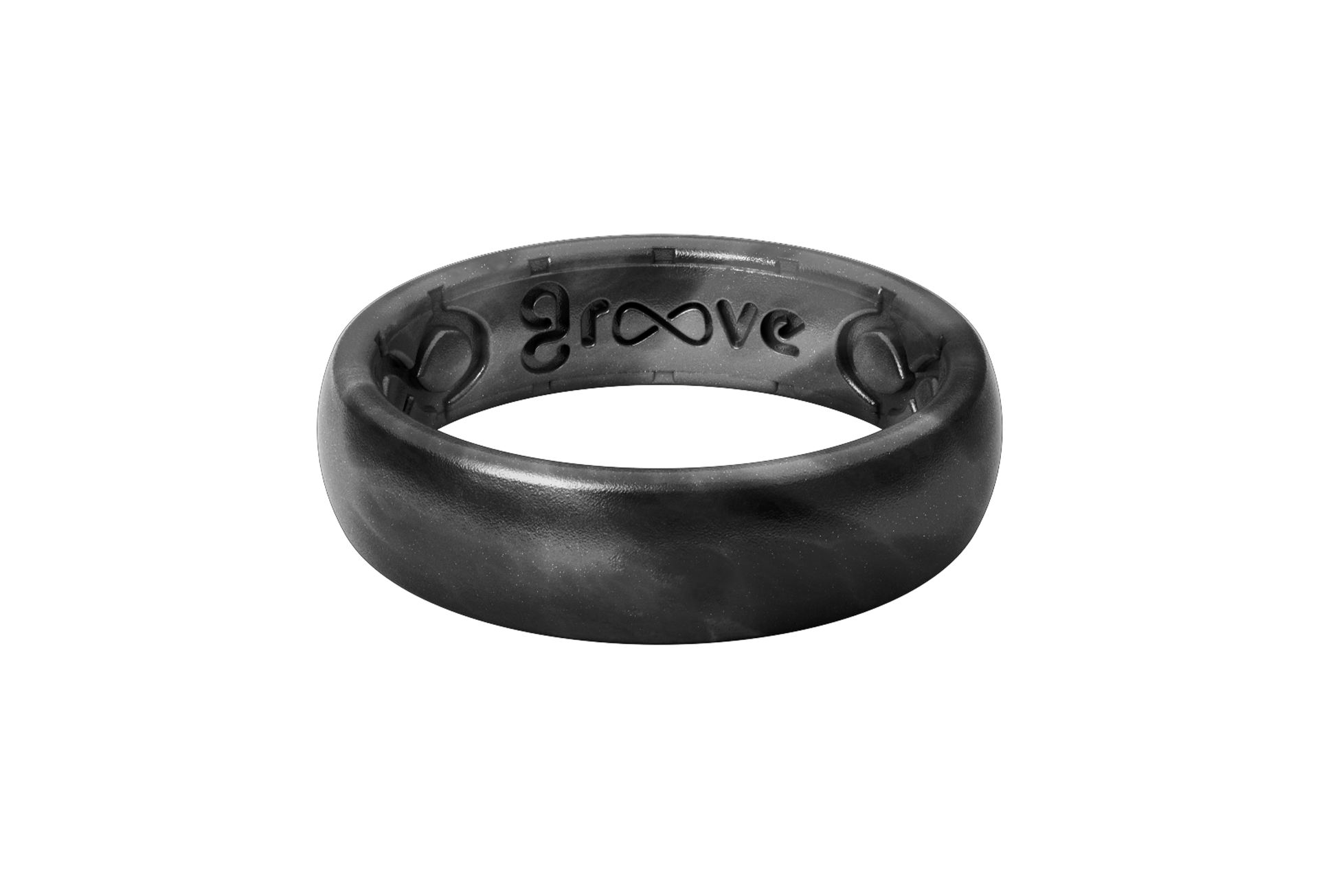 thin solid black pearl ring view 1 png