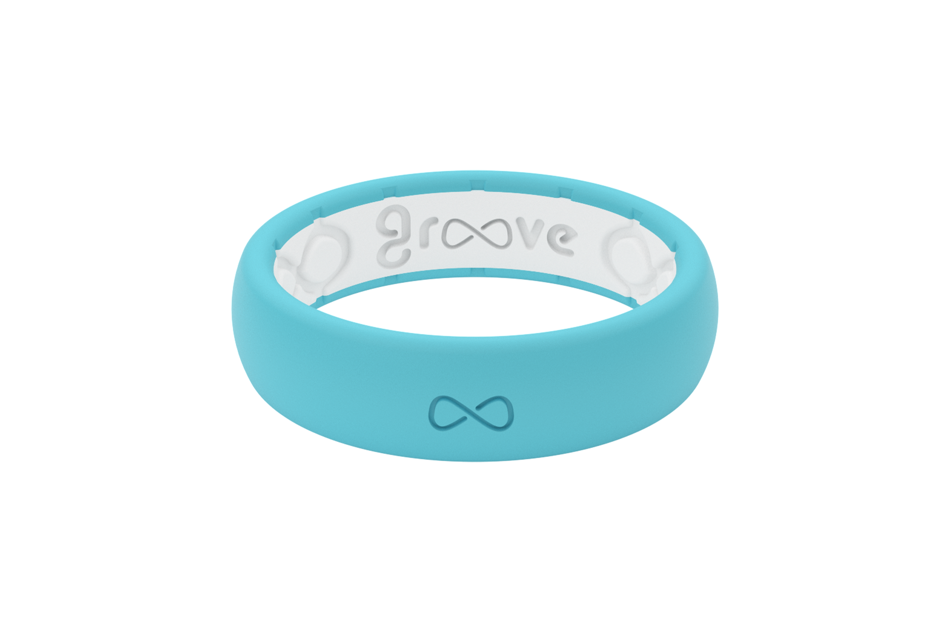 thin solid turquoise ring view 1 png