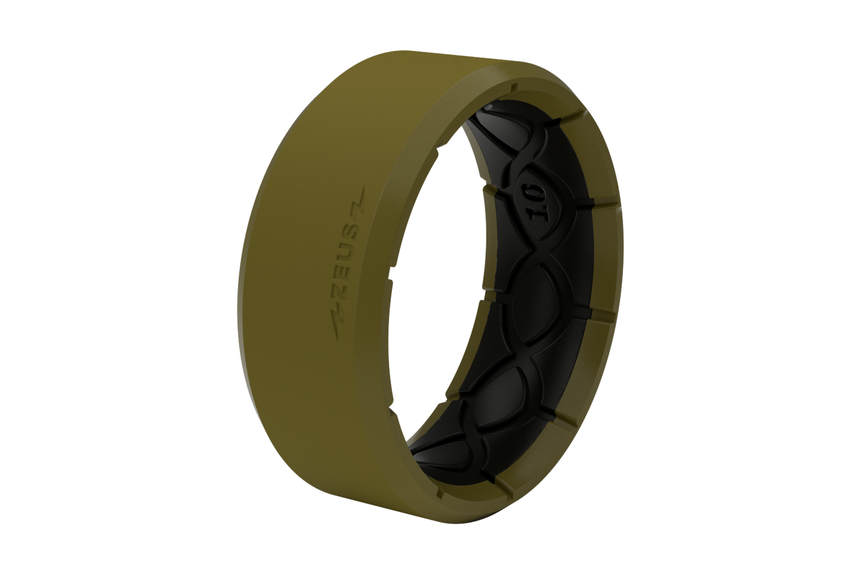 Zeus Edge Olive Drab/Black  viewed on its side  viewed on its side