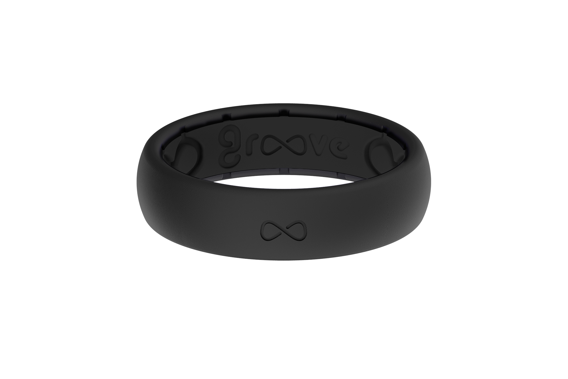 Thin Solid Midnight Black/Black  viewed front on
